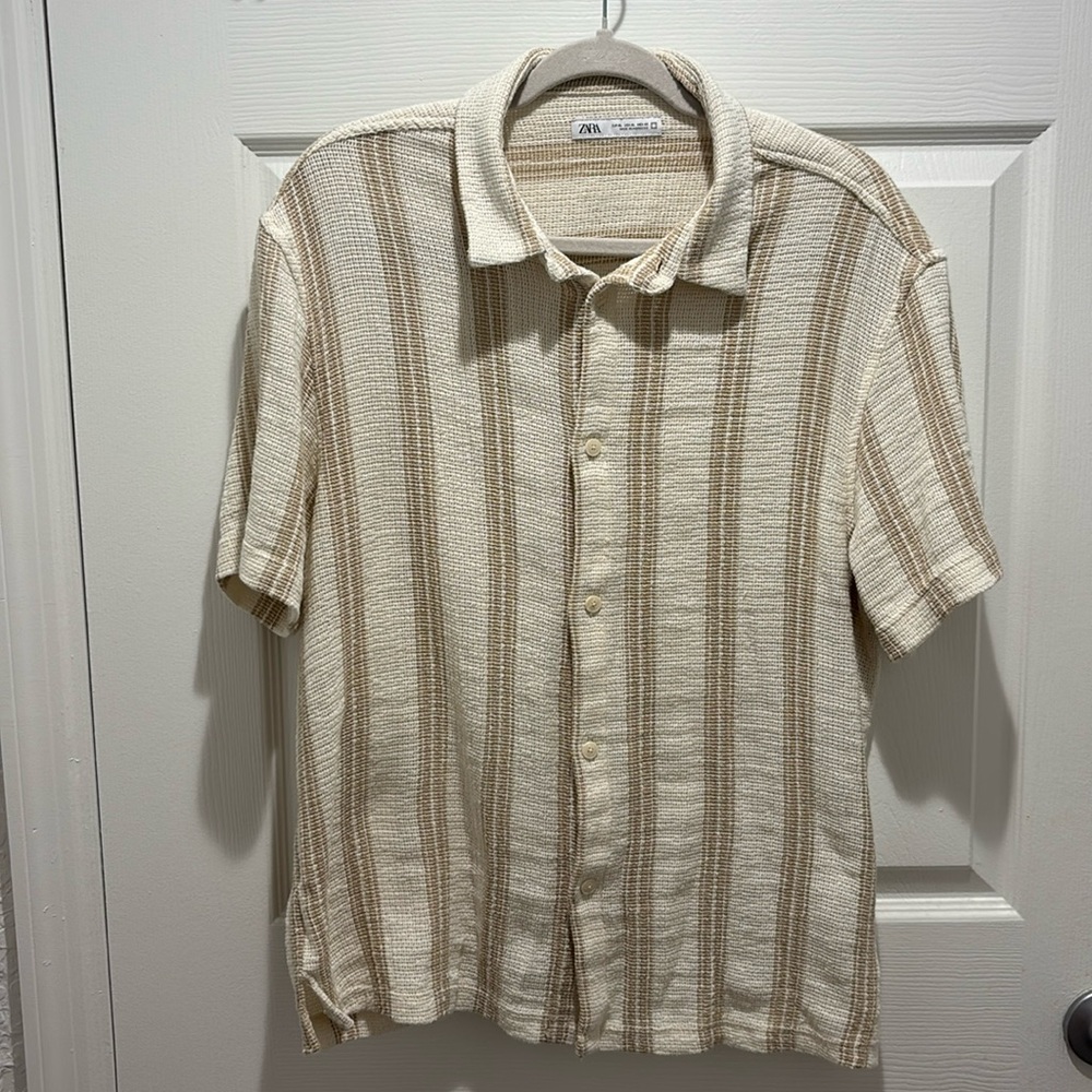 Zara Mens button up shirt Sz XL